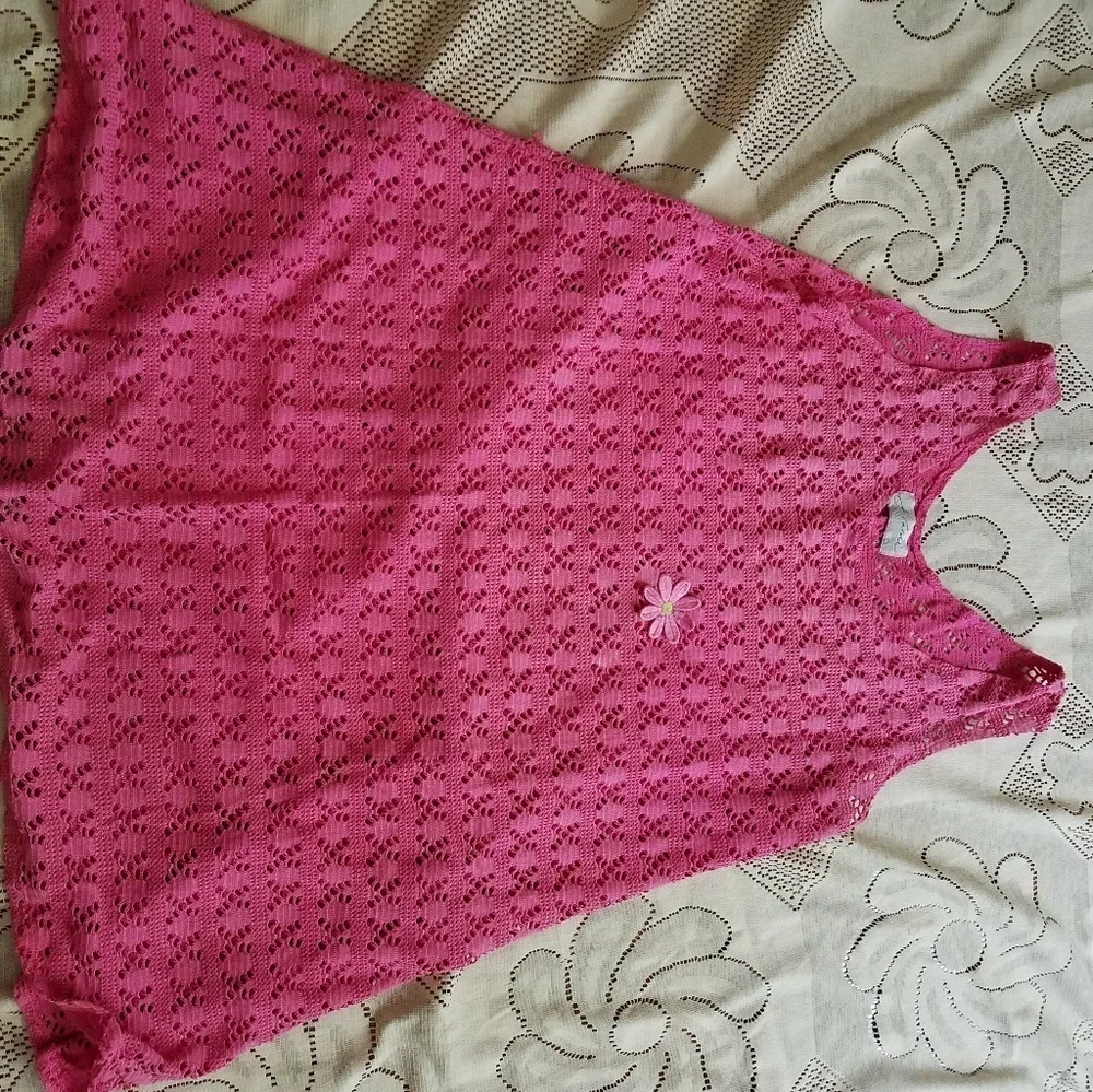 Bright pink Beach Coverup